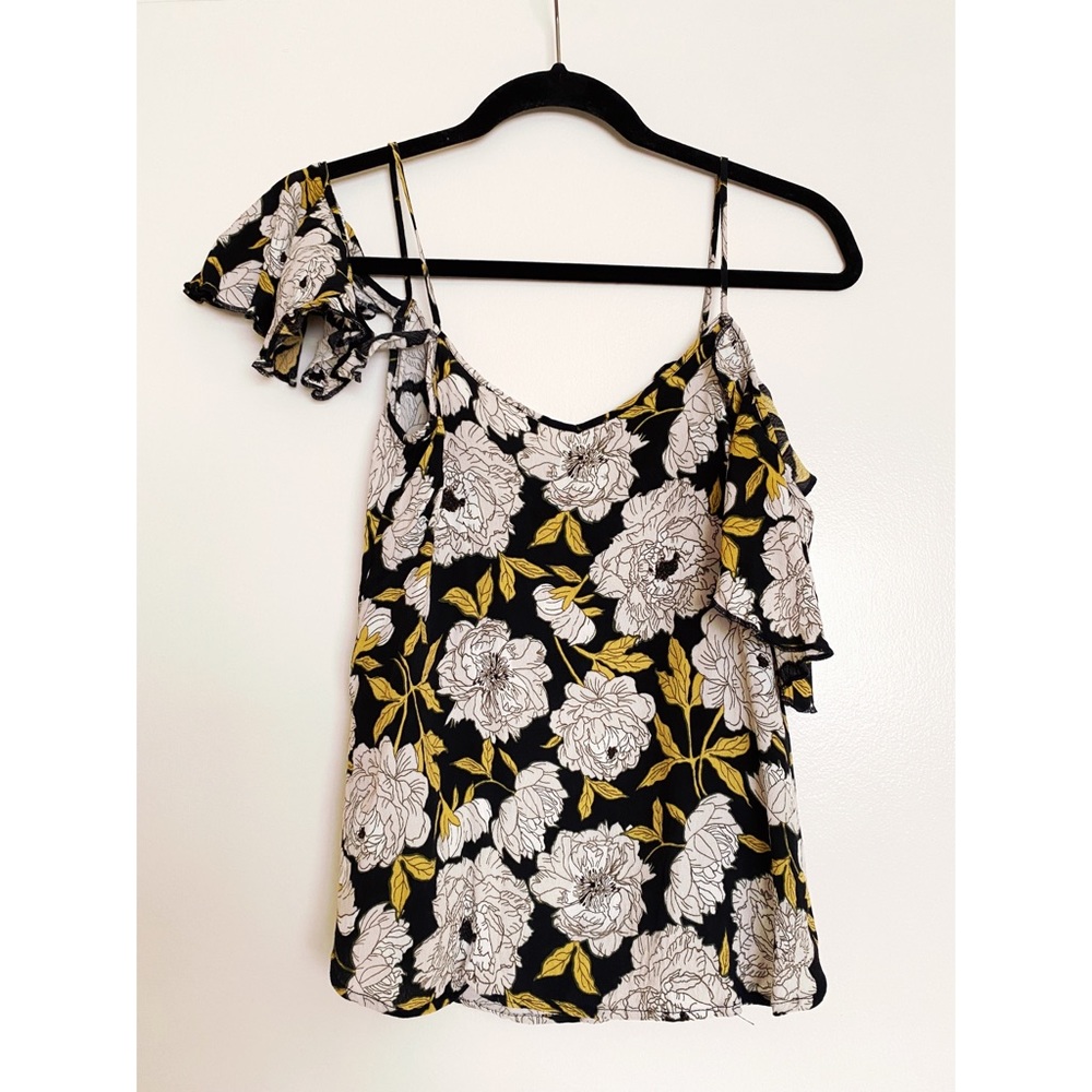 Leith Ruffle Off the Shoulder Top, XS